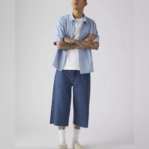 NWT Levi’s 478 men’s baggy capri denim jeans SZ 32